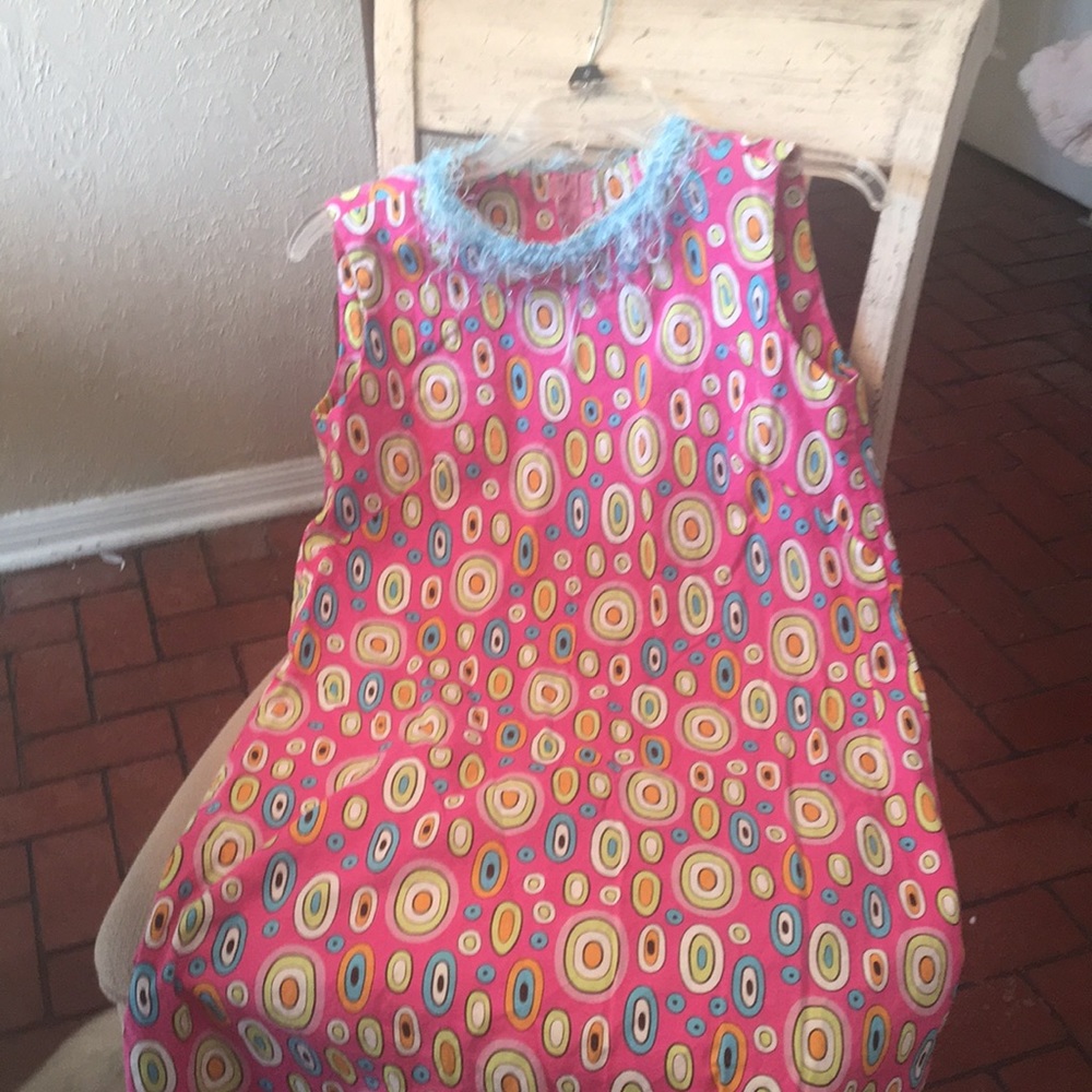 Vintage looking multi colored dress